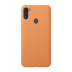 Nettech Samsung Galaxy A11 Uyumlu Nano Arka Koruma Kılıf (Turuncu) NT-82038
