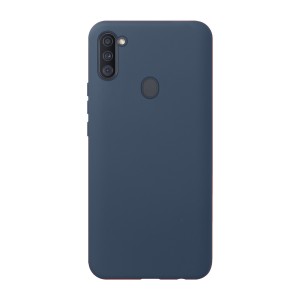 Nettech Samsung Galaxy A11 Uyumlu Nano Arka Koruma Kılıf (Lacivert) NT-82040