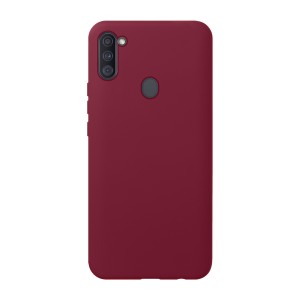 Nettech Samsung Galaxy A11 Uyumlu Nano Arka Koruma Kılıf (Bordo) NT-82041
