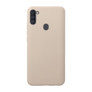 Nettech Samsung Galaxy A11 Uyumlu Nano Arka Koruma Kılıf (Krem) NT-82045