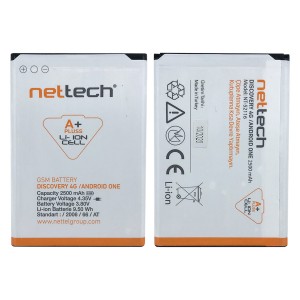 Teknonet General Mobile GM4 Uyumlu Nettech NT-12741 2500 MAh Batarya NT-12741