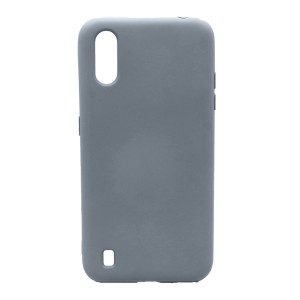 Nettech Samsung Galaxy A01 Uyumlu Nano Arka Koruma Kılıf (Füme) VR-20598