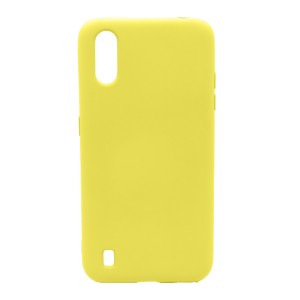 Nettech Samsung Galaxy A01 Uyumlu Suide Arka Koruma Kılıf (Sarı) VR-20555