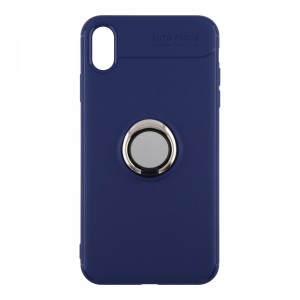 Nettech Apple iPhone XS Max Uyumlu Ravel Seri Arka Koruma Kılıf (Mavi) VR-11740