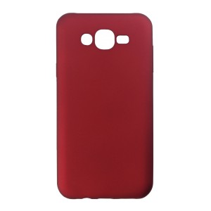 Nettech Samsung Galaxy G615 J7 Max Uyumlu Suide Arka Koruma Kılıf (Bordo) VR-3948