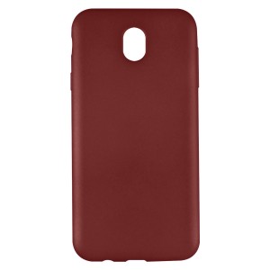 Nettech Samsung Galaxy J720 J7 2017 Uyumlu Suide Arka Koruma Kılıf (Bordo) VR-1658