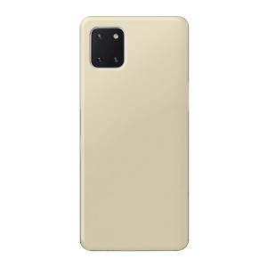 Nettech Samsung Galaxy S10 Lite Uyumlu Nano Arka Koruma Kılıf (Krem) NT-82174