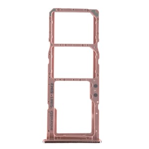 Teknonet Samsung Galaxy A71 Uyumlu Hafıza Kart + Sim Metali (Pembe) NT-80856