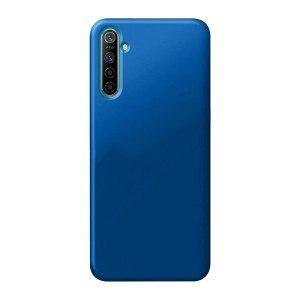 Nettech Realme 6 Uyumlu Suide Arka Koruma Kılıf (Mavi) NT-82221