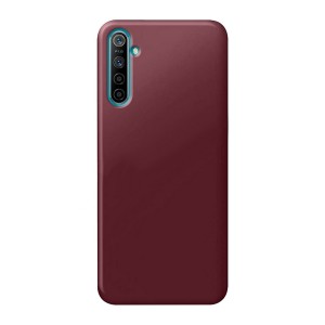 Nettech Realme 6 Uyumlu Suide Arka Koruma Kılıf (Mürdüm) NT-82223