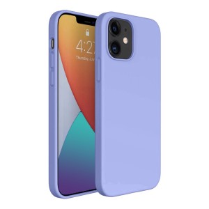 Nettech Apple iPhone 12 Mini Uyumlu Nano Arka Koruma Kılıf (Lila) NT-82303