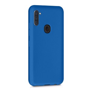 Nettech Samsung Galaxy A11 Uyumlu Nano Arka Koruma Kılıf (Mavi) NT-82287