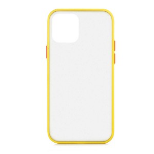Nettech Apple iPhone 12 Mini Uyumlu Montreal Seri Arka Koruma Kılıf (Sarı) NT-82330