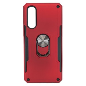 Nettech Oppo Reno 3 Pro Uyumlu Panzer Seri Arka Koruma Kılıf (Kırmızı) NT-82363