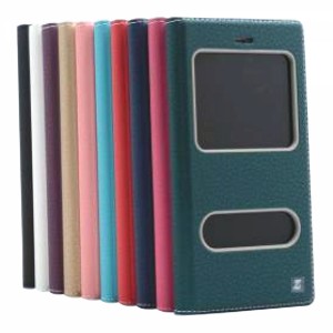 Nettech Huawei Gr3 Uyumlu Pencereli Kapaklı Kılıf (Pembe) VR-1073