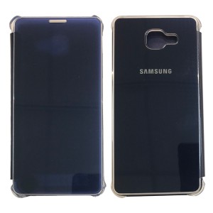 Nettech Samsung Galaxy A710 A7 2016 Uyumlu Kapaklı Kılıf Kapaklı Kılıf (Renksiz) NT-7302