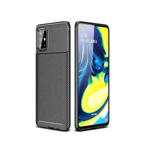 Nettech Samsung Galaxy M31S Uyumlu Negro Seri Arka Koruma Kılıf (Siyah) NT-82692