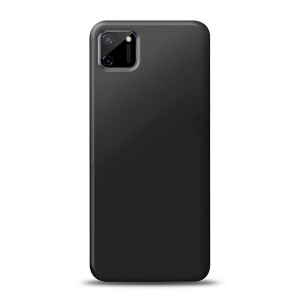 Nettech Realme C11 4G Uyumlu Nano Arka Koruma Kılıf (Siyah) NT-82629
