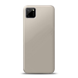 Nettech Realme C11 4G Uyumlu Nano Arka Koruma Kılıf (Krem) NT-82628
