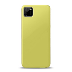 Nettech Realme C11 4G Uyumlu Nano Arka Koruma Kılıf (Sarı) NT-82621