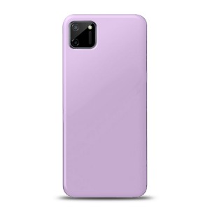 Nettech Realme C11 4G Uyumlu Nano Arka Koruma Kılıf (Lila) NT-82623