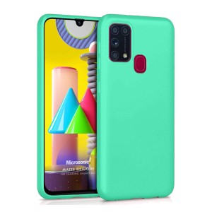 Nettech Samsung Galaxy M31 Uyumlu Nano Arka Koruma Kılıf (Açık Yeşil) NT-82632