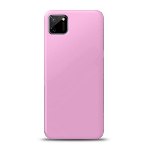 Nettech Realme C11 4G Uyumlu Nano Arka Koruma Kılıf (Pembe) NT-82627