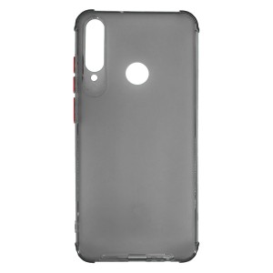 Nettech Huawei Y6P Uyumlu Neptün Seri Arka Koruma Kılıf (Siyah) NT-83203