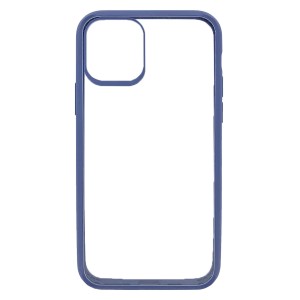 Nettech Apple iPhone 11 Pro Uyumlu Çerçeve Glass Seri Arka Koruma Kılıf (Lacivert) NT-83296