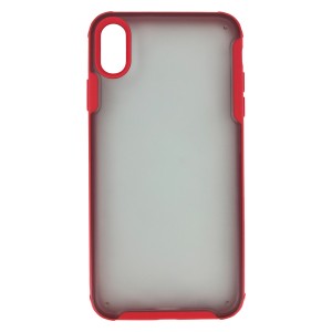 Nettech Apple iPhone XS Max Uyumlu Stile Seri Arka Koruma Kılıf (Kırmızı) NT-83261