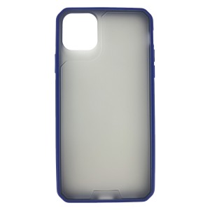 Nettech Apple iPhone 11 Pro Max Uyumlu Buzlu Zırh Seri Arka Koruma Kılıf (Lacivert) NT-83306