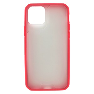 Nettech Apple iPhone 11 Pro Max Uyumlu Buzlu Zırh Seri Arka Koruma Kılıf (Kırmızı) NT-83305