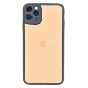Nettech Apple iPhone 11 Pro Uyumlu Orjin Seri Arka Koruma Kılıf (Siyah) NT-83340
