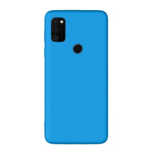 Nettech Samsung Galaxy M30S Uyumlu Nano Arka Koruma Kılıf (Mavi) VR-20679