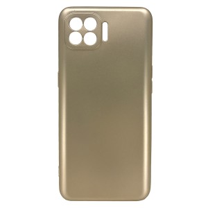 Nettech Oppo Reno 4 Lite Uyumlu Suide Arka Koruma Kılıf (Gold) NT-83551
