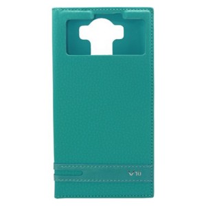 Nettech LG V10 Uyumlu Pencereli Kapaklı Kılıf (Turkuaz) VR-8230