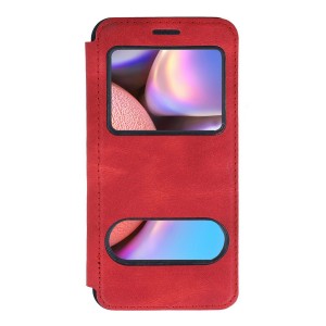 Nettech Uyumlu Pencereli Kapaklı Kılıf (Kırmızı) VR-8074
