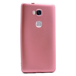 Nettech Huawei Gr5 Uyumlu Arka Koruma Arka Koruma Kılıf (Rose Gold) VR-7971