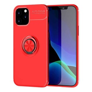 Nettech Apple iPhone 12 Pro Uyumlu Ravel Seri Arka Koruma Kılıf (Kırmızı) NT-83633