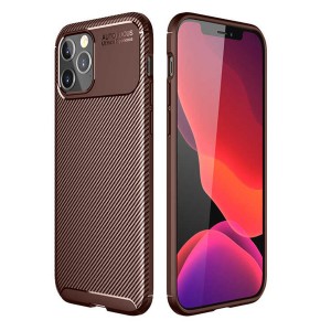 Nettech Apple iPhone 12 Pro Max Uyumlu Negro Seri Arka Koruma Kılıf (Kahverengi) NT-83710