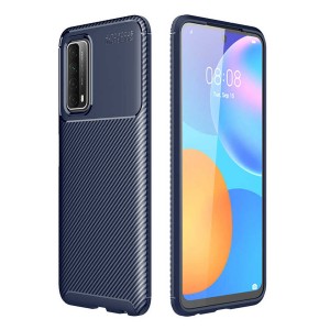 Nettech Huawei P Smart 2021 Uyumlu Negro Seri Arka Koruma Kılıf (Lacivert) NT-83703