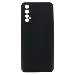 Nettech Realme 7 Uyumlu Nano Arka Koruma Kılıf (Siyah) NT-83667