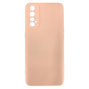 Nettech Realme 7 Uyumlu Nano Arka Koruma Kılıf (Pudra) NT-83669