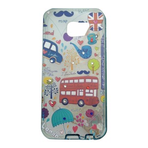 Nettech Samsung Galaxy G920 S6 Uyumlu Desenli Seri Arka Koruma Kılıf (Karışık/Çok Renkli) NT-3119