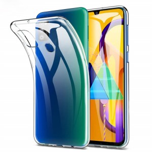 Nettech Samsung Galaxy M31S Uyumlu Tıpalı Şeffaf Seri Arka Koruma Kılıf (Şeffaf) NT-83743