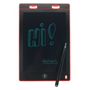 Nettech MagicPad Ev-Ofis-Okul Yazım-Çizim Tablet 8.5 inç (Kırmızı) NT-83828