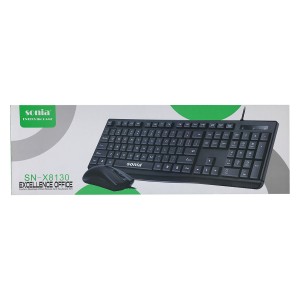 Sonia SN-X8130 Office Klavye + Mouse (Siyah) NT-83902