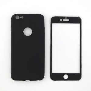 Nettech Apple iPhone 6 Plus Uyumlu Arka Koruma Arka Koruma Kılıf (Siyah) VR-1302