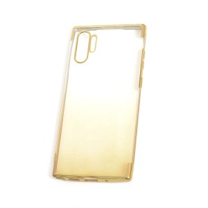 Zore Samsung Galaxy Note 10 Plus Uyumlu Arka Koruma Arka Koruma Kılıf (Gold) VR-17751