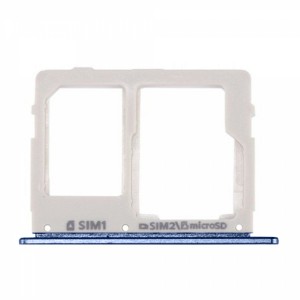 Teknonet Samsung Galaxy C7010 C7 Pro Uyumlu Hafıza Kart + Sim Metali (Mavi) VR-10295